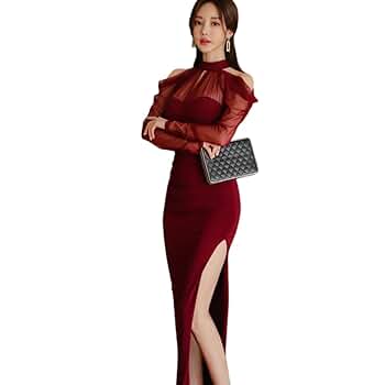 エレガント✨ロングドレス✨ホルターネック✨キャバ✨ラウンジ✨セクシー ロングドレス キャバドレス 谷間見せ セクシー 宴会 ナイト